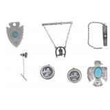 Navajo Fred Harvey Era Silver Jewelry c. 1900-1930