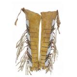 ca.1870 Blackfeet Beaded Hide Leggings ex-Winchell