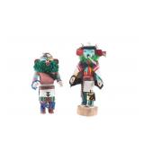Navajo "Morning Star" Wood Carved Kachinas (2)
