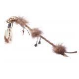 Apache Carl Pierce Raccoon Skull Talking Stick