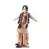 Montana Blackfoot Beaded Hide Doll c. 1980