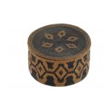 Pima/ Papago Rattlesnake Lidded Basket c. 1890