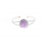 Navajo J. Begay Silver Phosphosiderite Bracelet