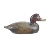 Tom Taber Redhead Wooden Duck Decoy