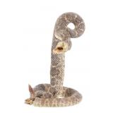 PRO Striking Diamondback Rattlesnake Taxidermy