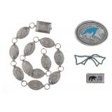 Vintage Southwest Turquoise Chip Inlay Collection