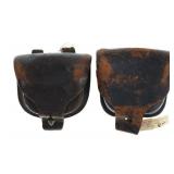 Ex-Museum Civil War Era Cavalry Cap Boxes c 1860's