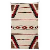 1890-1900's Navajo Double Saddle Blanket w/ Papers