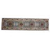Antique Persian Heriz Serapi Hand-Knotted Runner