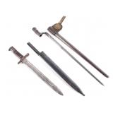 US Springfield M1873 .45-70 & 1896 Krag Bayonets