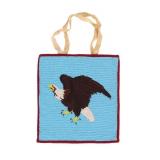 ca. 1940- Yakima / Nez Perce Eagle Beaded Flat Bag