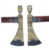 18th-Cent. Presentation Pipe Tomahawk ex-Museum