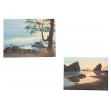 Original Paul Krapf Oil On Board Paintings (2)