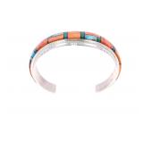 Navajo Joan Douglas Multistone Inlay Bracelet