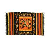 Tlaxcala Mexican La Falsa Butterfly Blanket c1960s