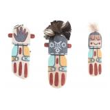 Hopi Putsqatihu or Cradle Doll Polychrome Kasina's