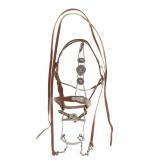 1930's Keyston Bros 14K Gold & Sterling Headstall