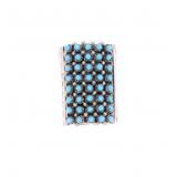 Navajo S. Haloo Sterling Silver Petite Point Ring
