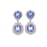 Kristian Olson Denmark Designer Tanzanite Earrings