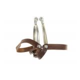 Vintage U.S. Cavalry Solid Nickel Spurs