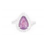 Rare Certified Kashmir Sapphire VS1 Designer Ring