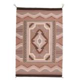 Navajo Louise Yazzie Burntwater Crystal Rug c1970s