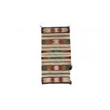 Navajo Saddle Blanket Hand Woven Rug c. 1930's