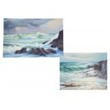 Paul Krapf MT Artist Seascape Oils On Board (2)
