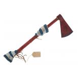 Mandan Chief Mato-Tope Tagged Pony Beaded War Club