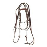 Vintage Oscar Crockett Horse Bit & Headstall