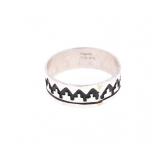 Navajo T & R Singer Sterling Silver Pueblo Ring