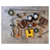 Diverse Collection of Construction Hand Tools