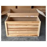 NEW Schuler AG3618 Hickory Roll Top Bread Cabinet
