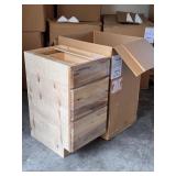 NEW Schuler Hickory Drawer Base Cabinet 3DB18