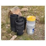 Secondhand Buckets & Gardening Placements