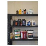 Variety Engine Oil & Lubricants w/ Deck Sealant