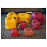 Collection of Diesel & Gas / Fuel Jugs