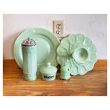 American Depression-Era Jadeite Color Dishes