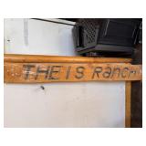 Custom Rustic Ranch Wooden Sign 'The IS Ranch'