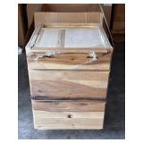 NEW Schuler Hickory Base Cabinet w/ Bread Board