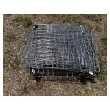 Collapsible Industrial Wire Mesh Storage Cont.'s