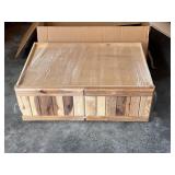 NEW Schuler Hickory 36 Vertical Plank Wall Cabinet