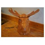 Vintage Ceramic Moose Head Cookie Jar by Elizondo