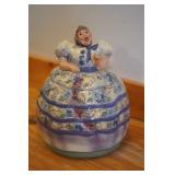 Vintage 'Tat-L-Tale' Ceramic Cookie Jar by Hutula