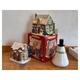 Holiday Lodge, Log Cabin, & Whimsy Snowman