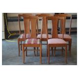 Arts & Crafts T-Back Dining Chairs (5)