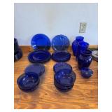 Arcoroc Cobalt Blue Glass Dinnerware & Vases