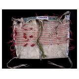 Sioux Beaded & Quilled Tipi Possible Bag c. 1870