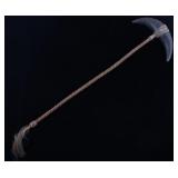 Comanche Buffalo Horn Horsehair Club 19th C.