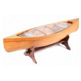 Big Sky Carvers Cedar Strip Canoe Coffee Table